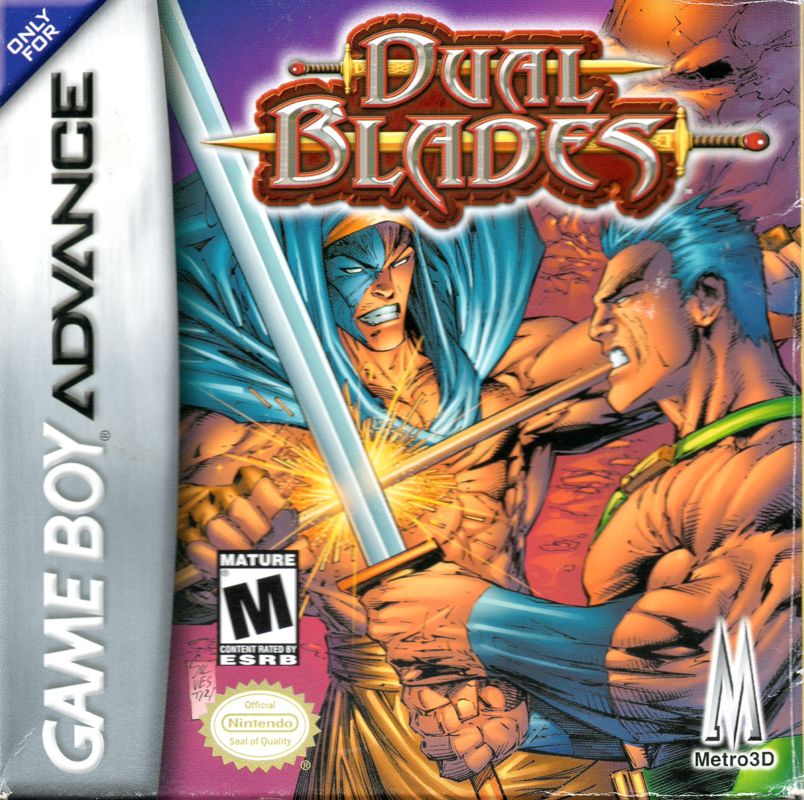 Dual Blades box art for GameBoy Advance